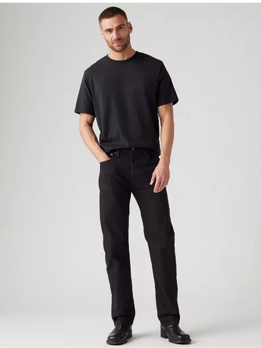 Levi’s Men’s 505 Regular-Fit Stretch Jeans